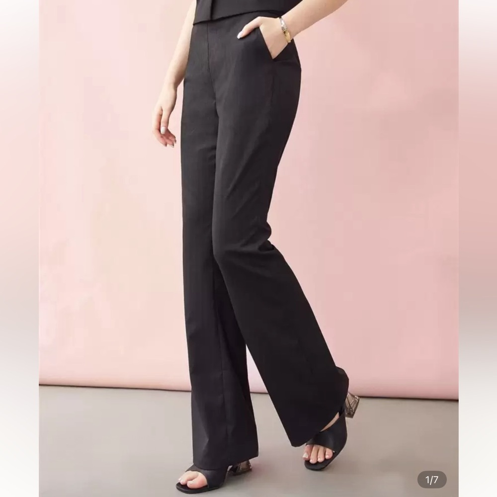 MOTF Black Flared Trousers